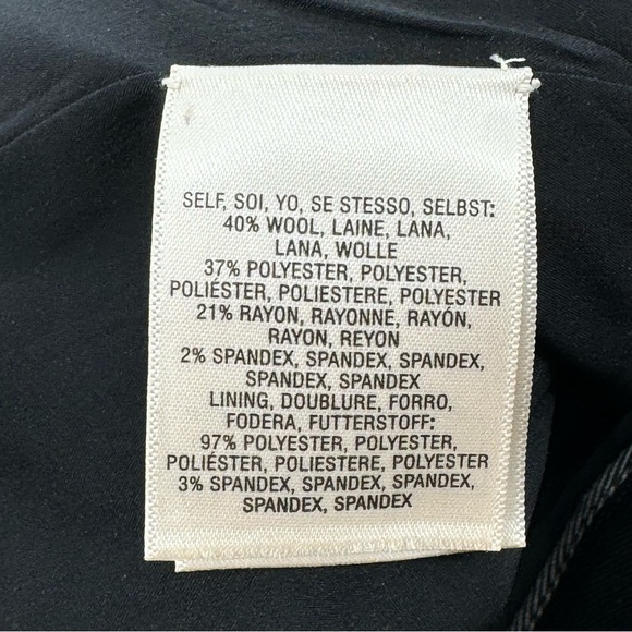 Athropologie Cartonnier LOU Taper Cuffed Wool Blend Striped Trouser - Picture 8 of 10